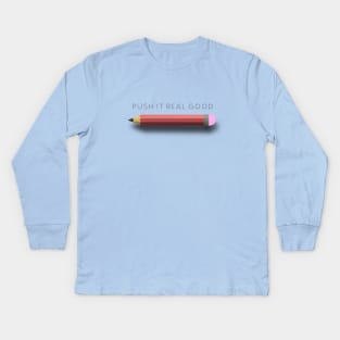 Pencil Pusher Kids Long Sleeve T-Shirt